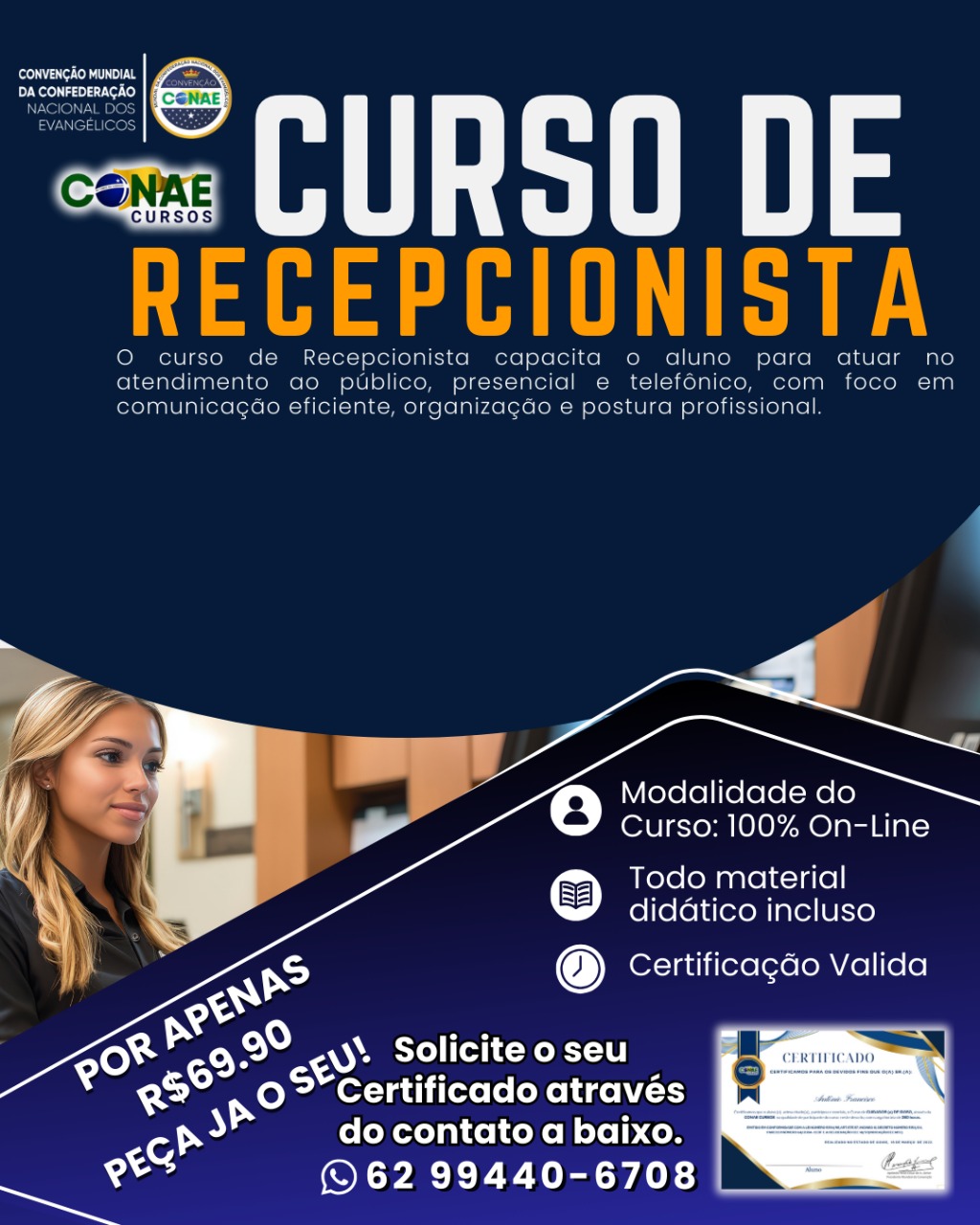 Curso de Recepcionista